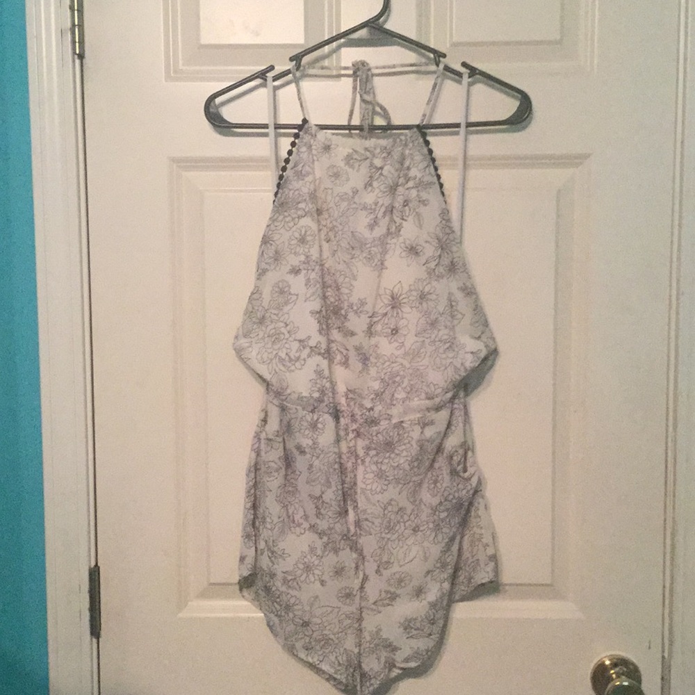 NWT Backless romper
